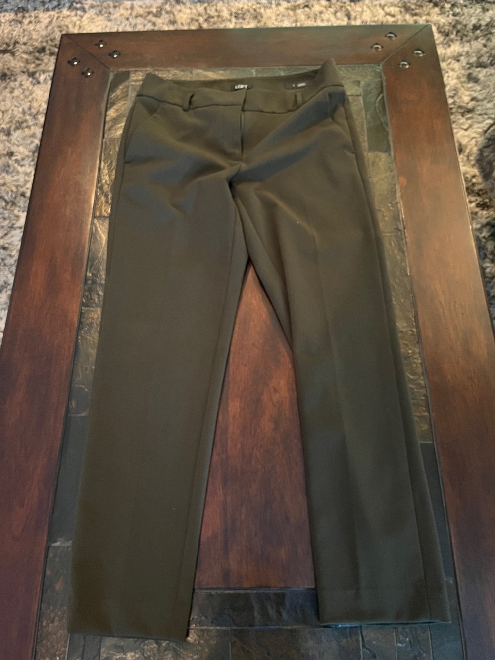Loft Marisa Women’s Dress Pants - Dark Olive Color